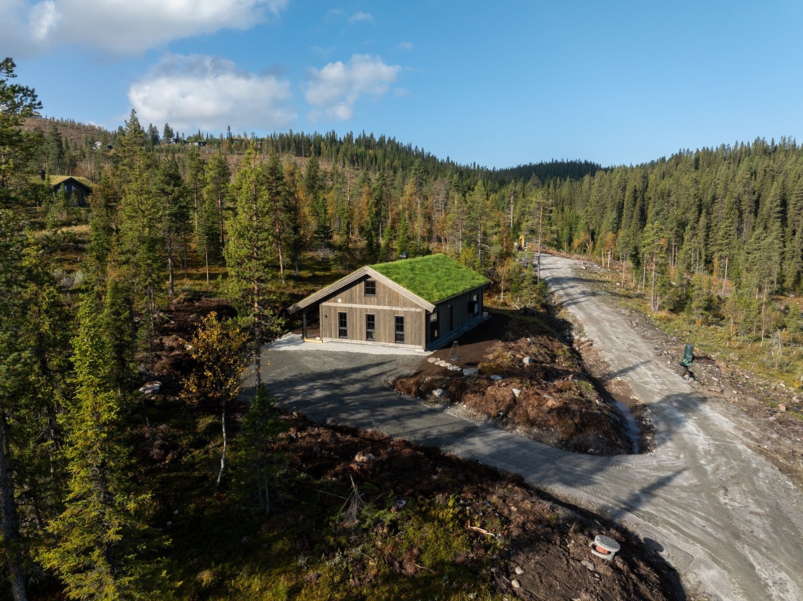 Fritidsboligen er nyoppført i 2024. Galleribilde