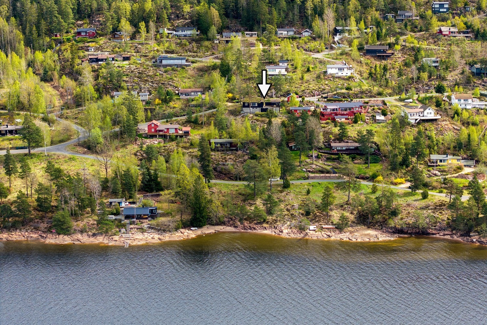 Dronebilde Galleribilde