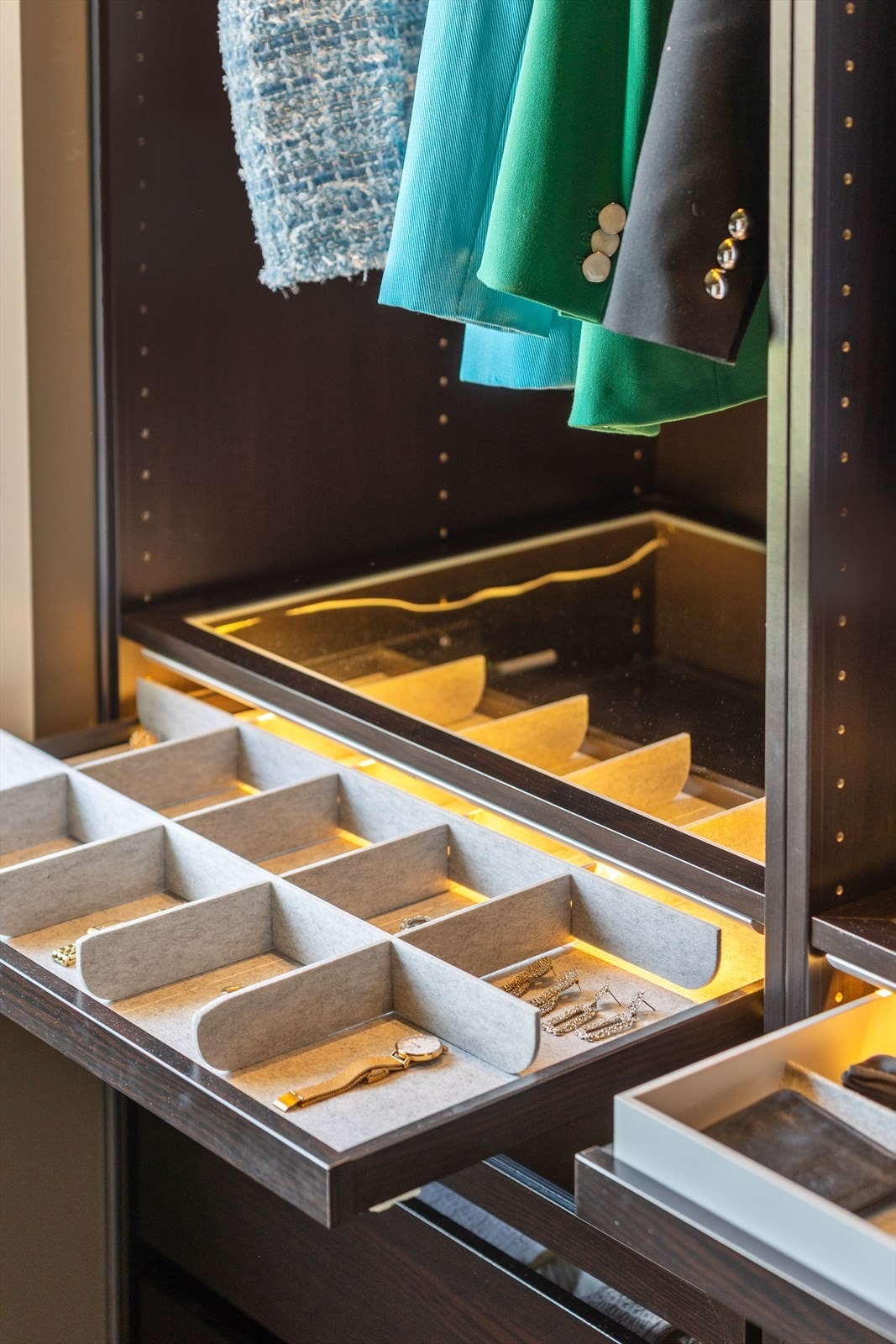 Lekker detalj i garderobeløsningen. Galleribilde