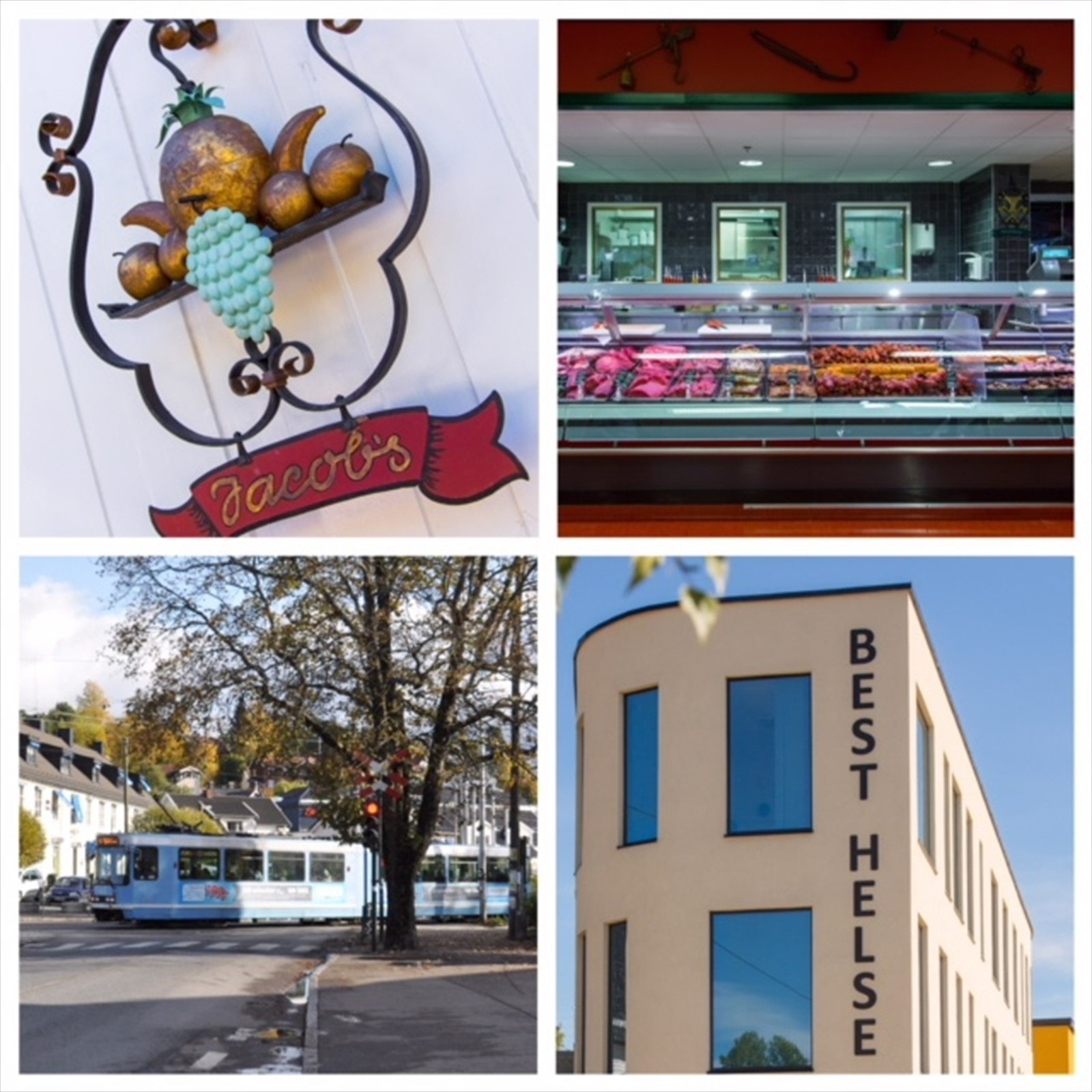 Kort vei også til Holtet med diverse servicetilbud bla. Åpent Bakeri/Lofthus Pizza, Kaffebrenneriet, Indisk take-away, Mester Grønn, bank, BestHelse, apotek, jernvareforretning og delikatesse butikken Jacobs. Galleribilde