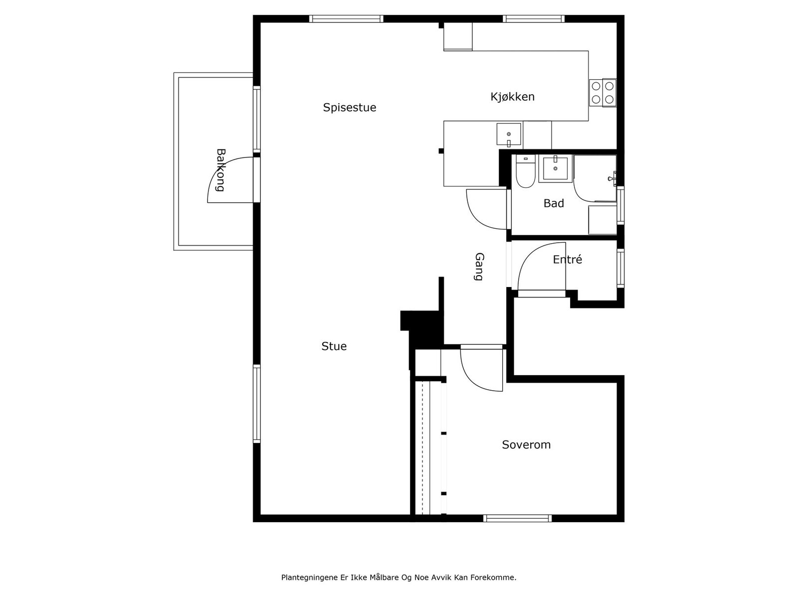 Plantegning Galleribilde