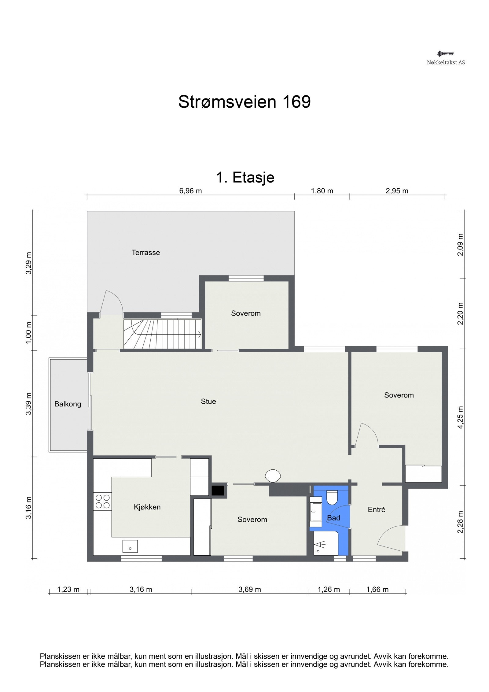 Plantegning 1. Etasje Galleribilde