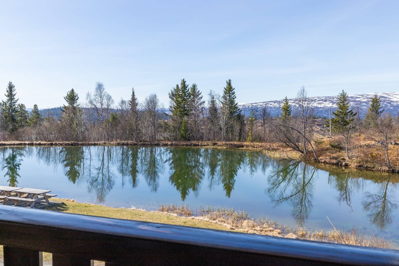 Fin utsikt og gode solforhold Galleribilde