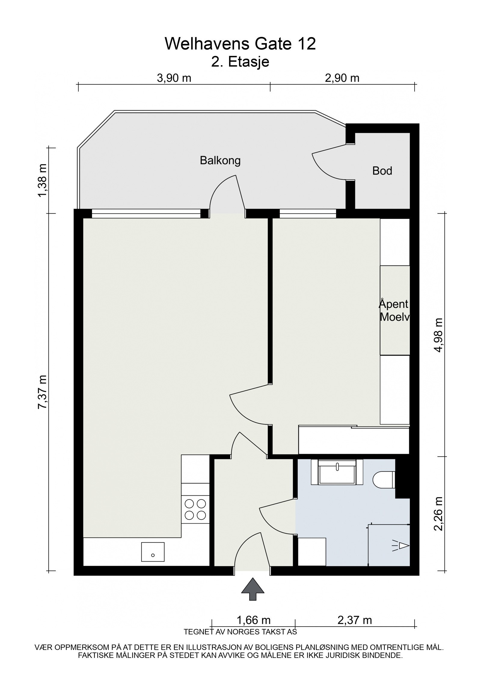 Plantegning. Galleribilde