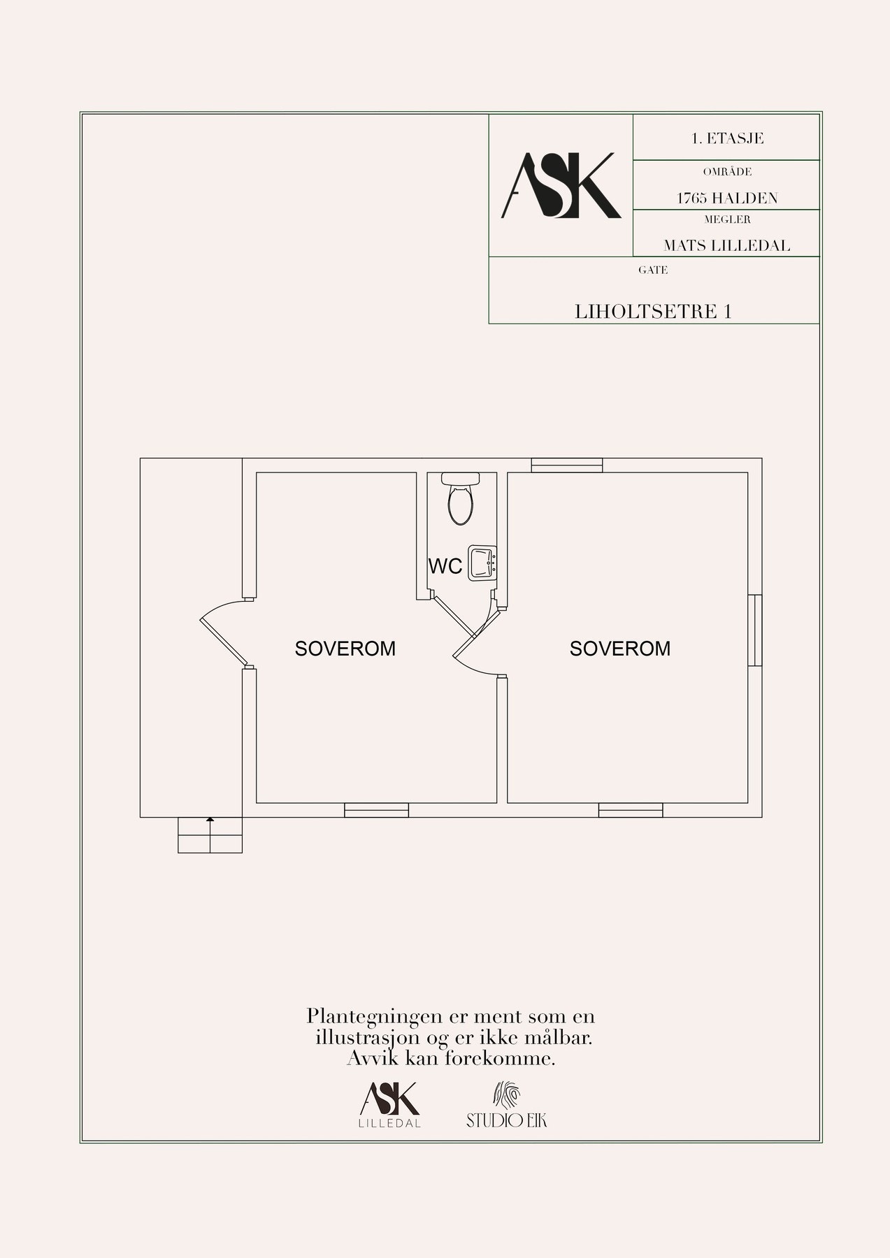 Plantegning anneks Galleribilde