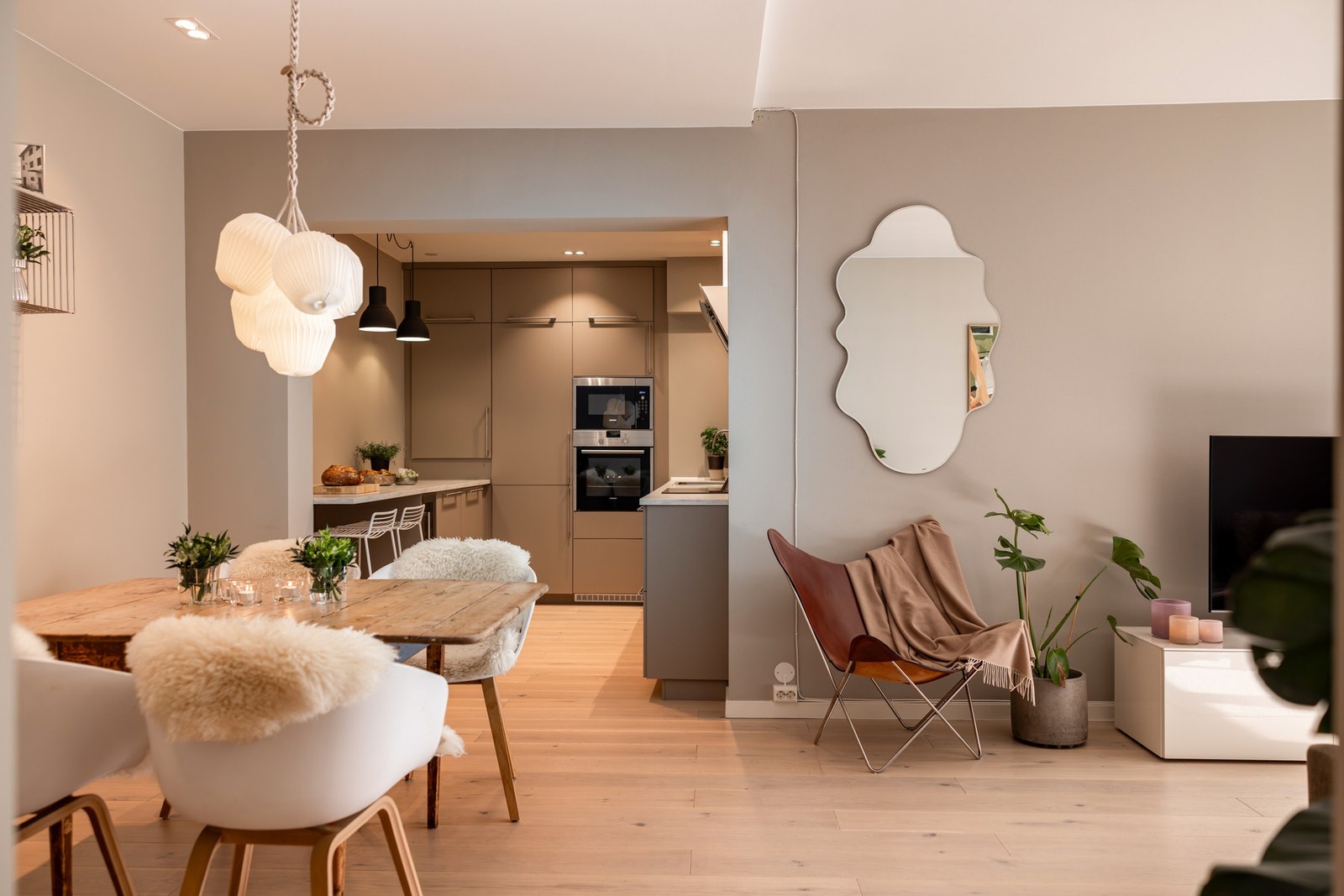 Kjøkken i egen sone. Galleribilde