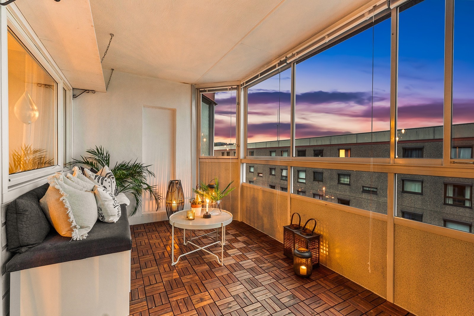 Flott innglasset veranda! Galleribilde