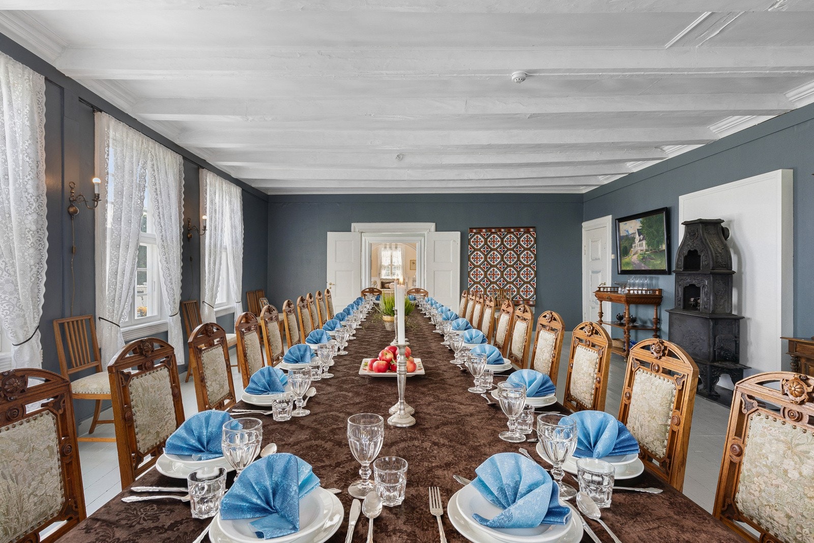 Her er det tidligare vorte arrangert bryllup med 100+ gjestar. Galleribilde