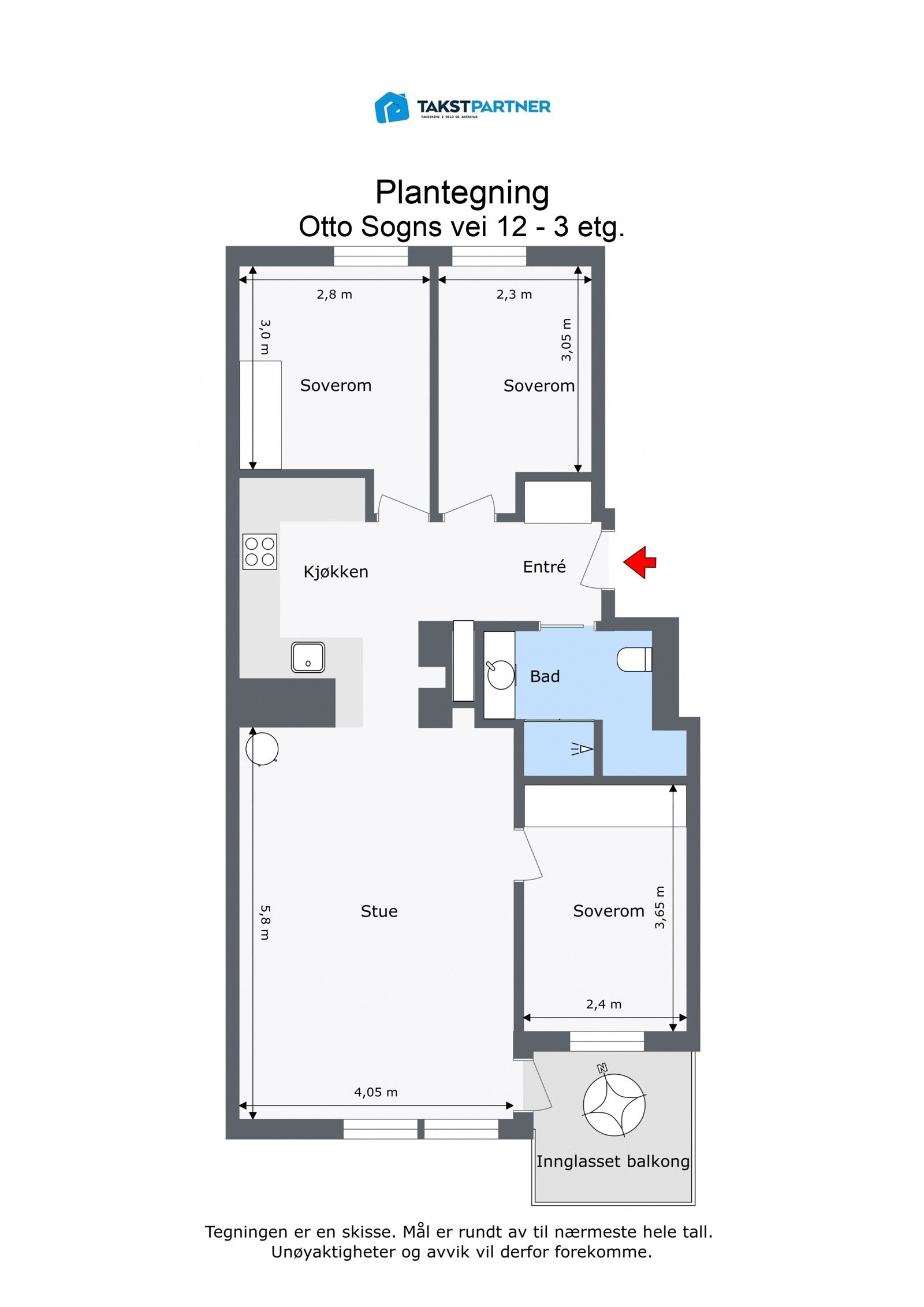 Plantegning. Galleribilde