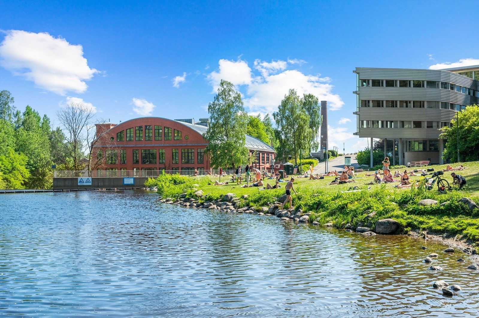 Nydalsdammen. Galleribilde