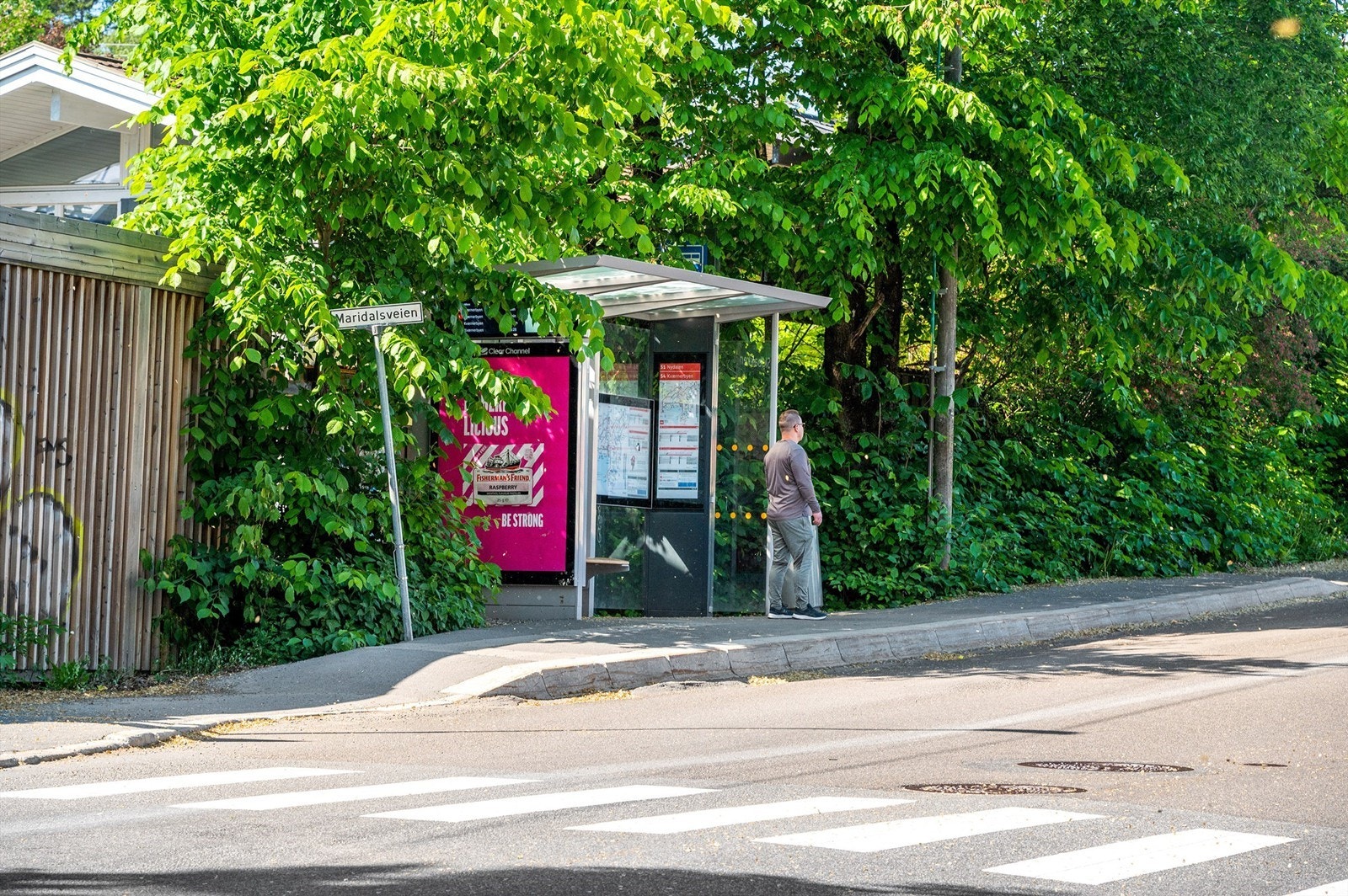 Kort vei til bussholdeplasser. Galleribilde