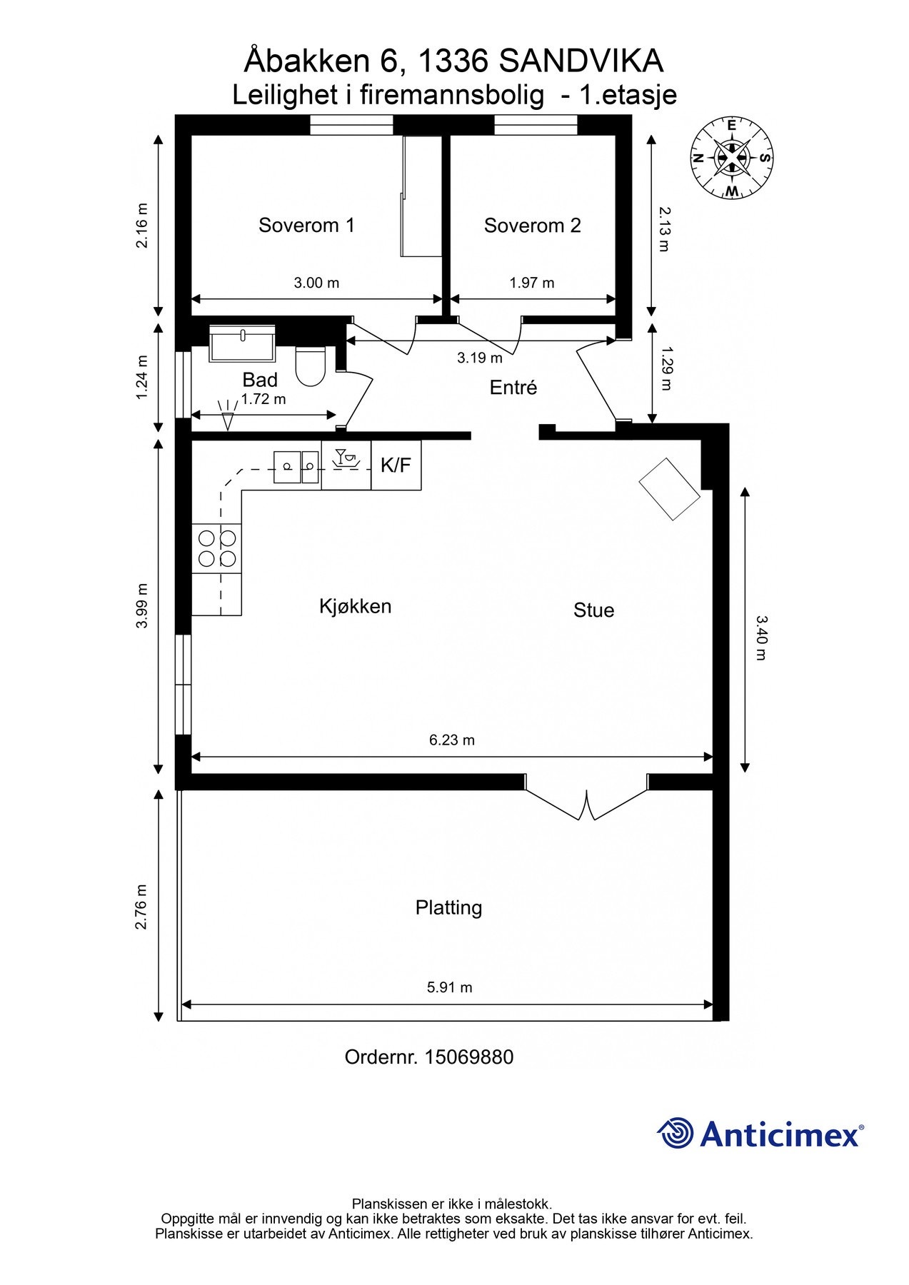 Plantegning. Galleribilde
