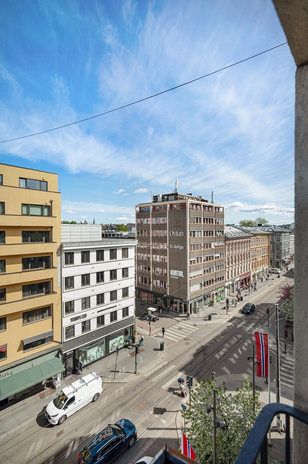 Utsyn fra leiligheten. Galleribilde