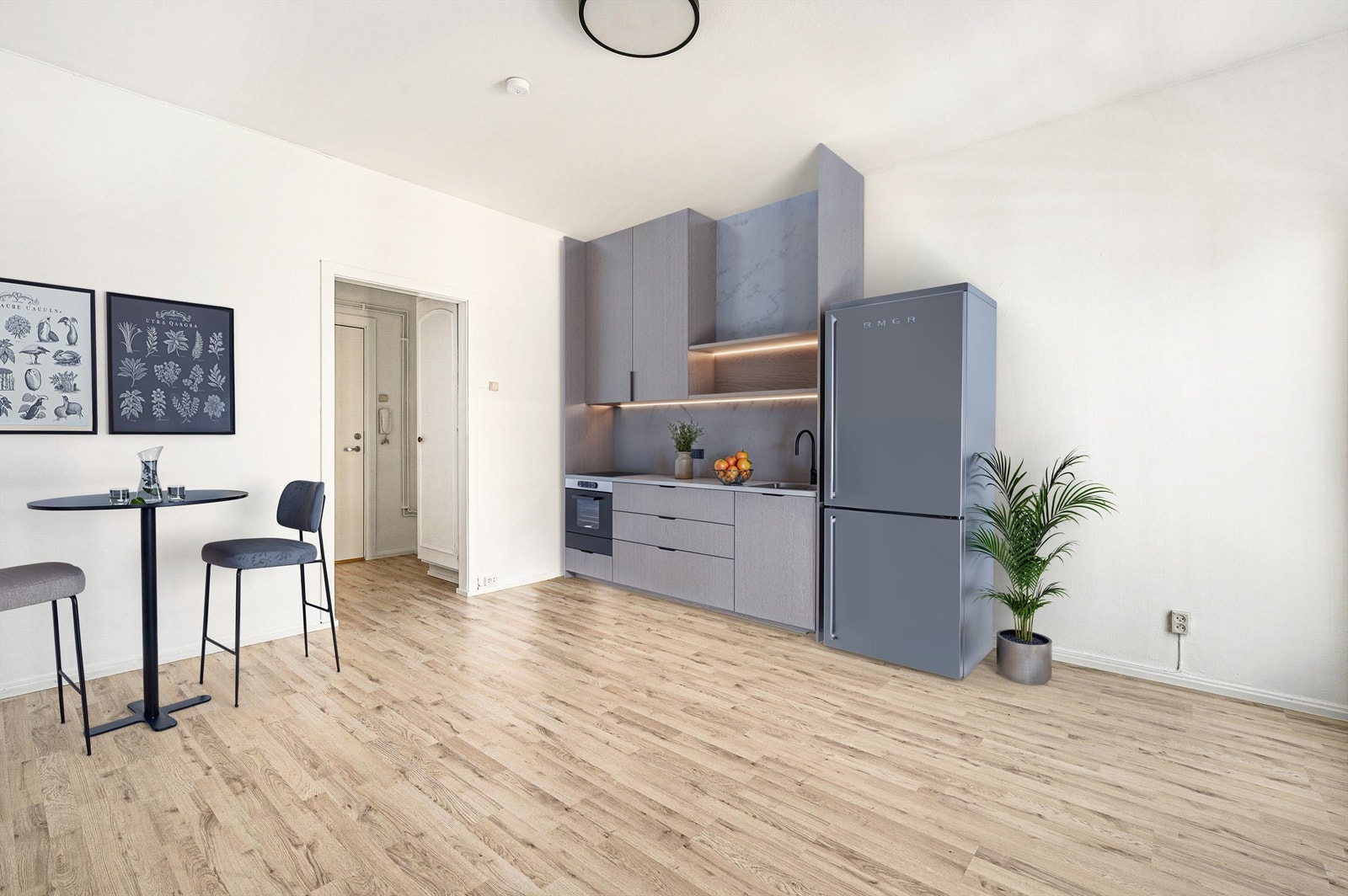 Kjøkken (innredet med digital styling og er kun ment som illustrasjon) Galleribilde