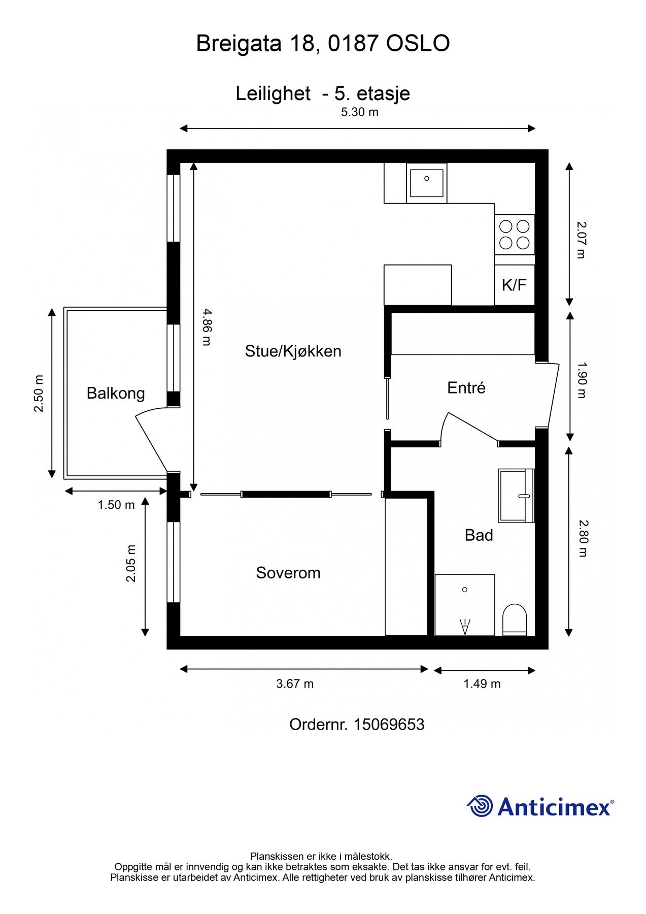 Planskisse. Galleribilde