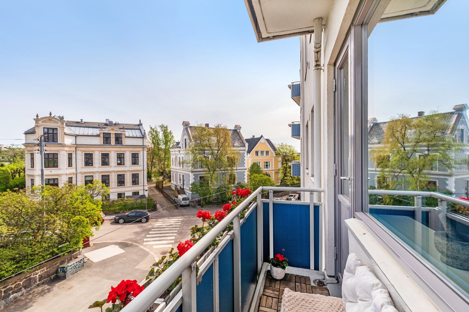 Her kan du nyte morgensolen. Galleribilde