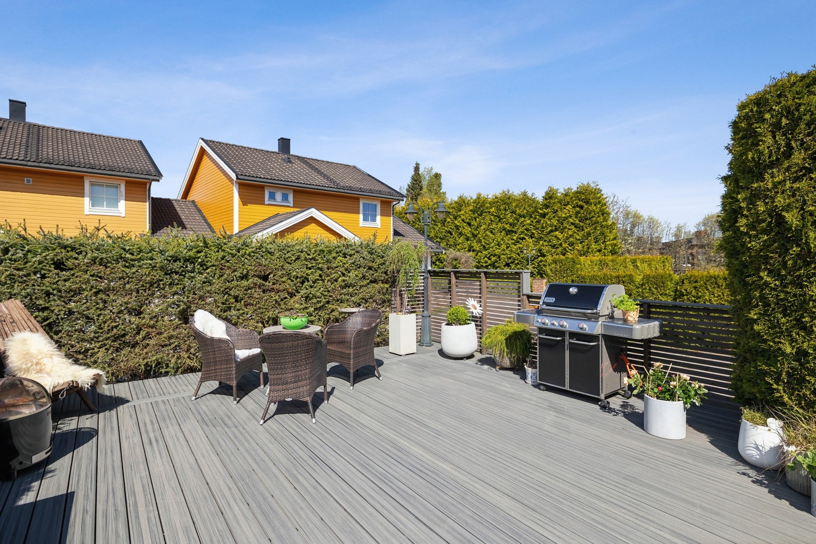 Her kan du virkelig nyte varme sommerdager med soling og grilling. Galleribilde