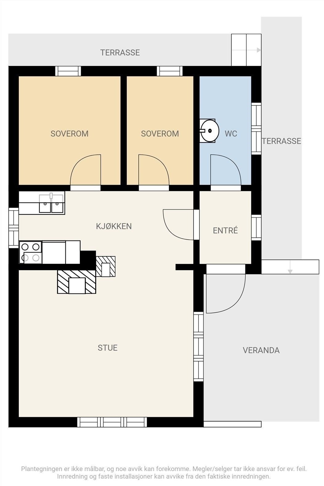 Plantegning - 1. etasje Galleribilde