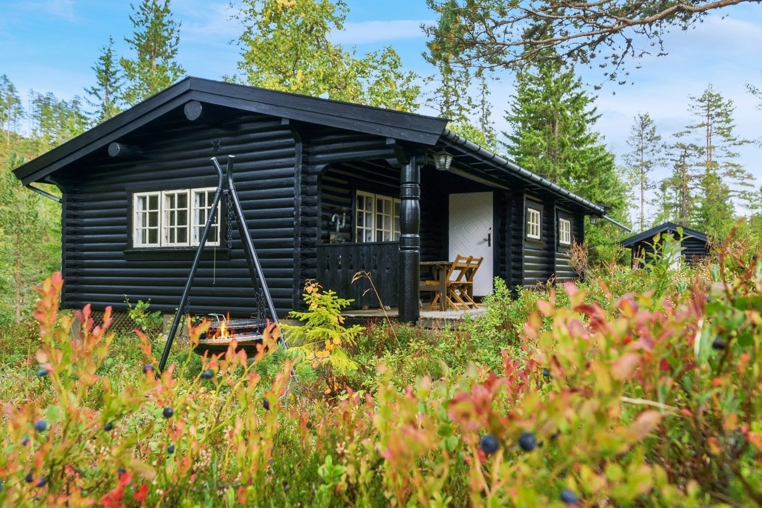 En tømmerhytte slik den skal være Galleribilde