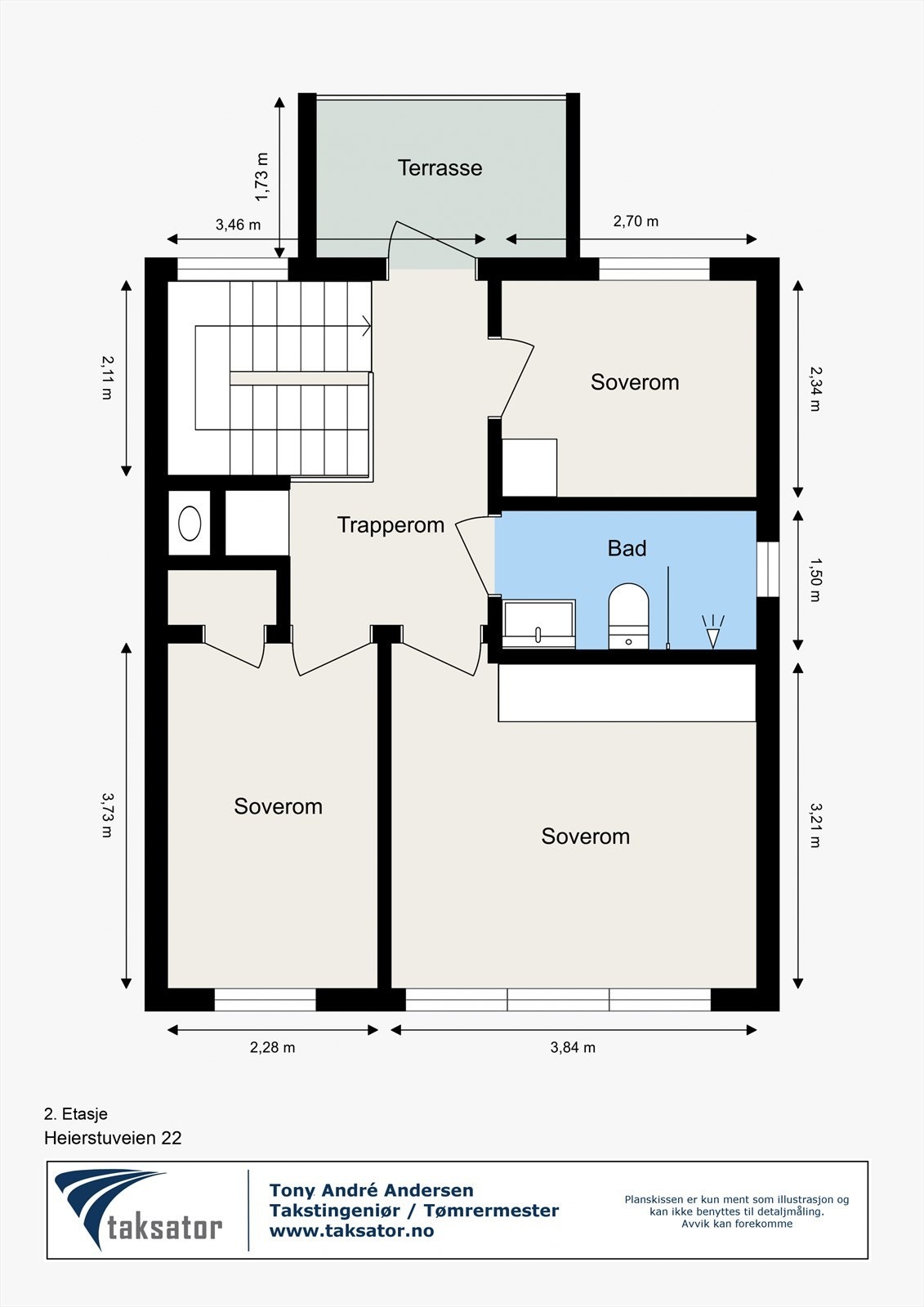 Plantegning - 2. Etasje Galleribilde