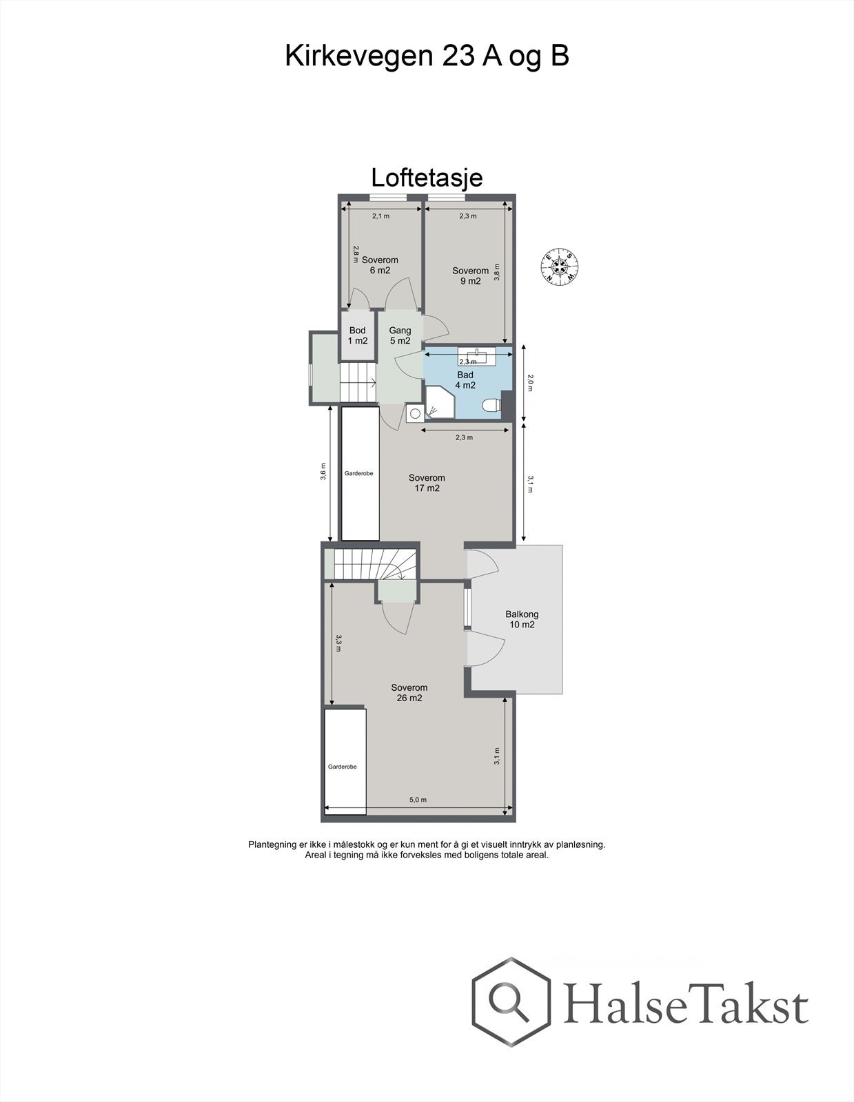 Plantegning 2. etg. Galleribilde