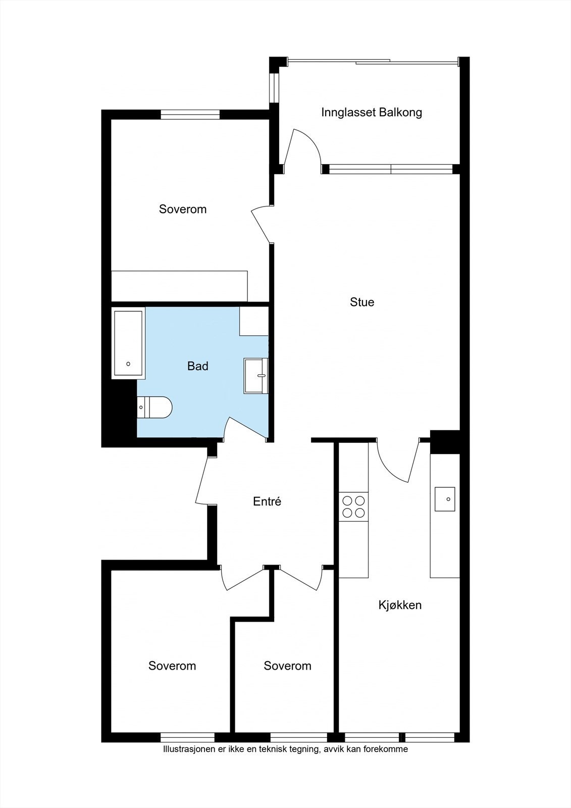 Planskisse Galleribilde