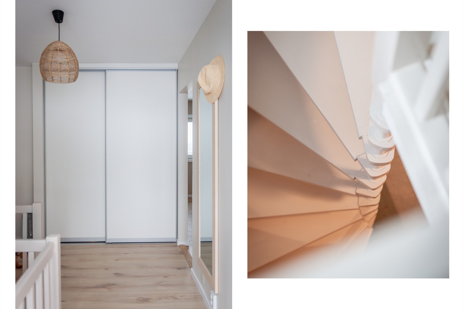 Hyggelig entre med skyvedørsgarderobe Galleribilde