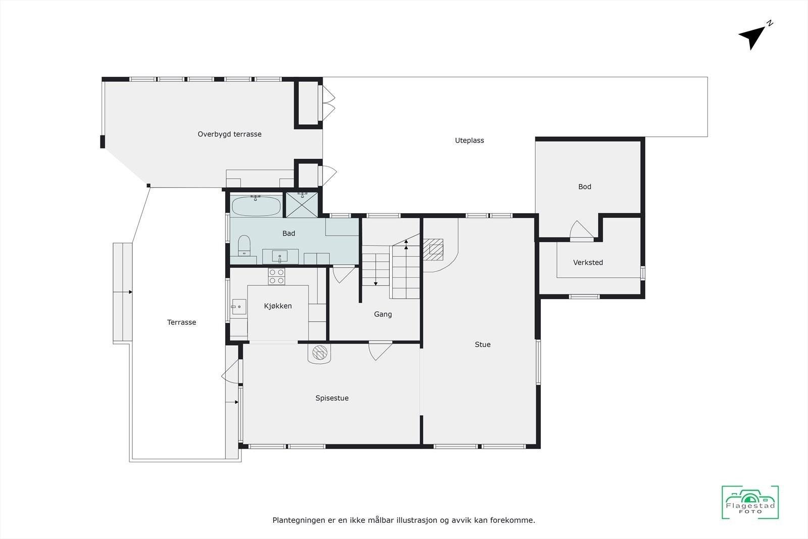 Plantegning Galleribilde