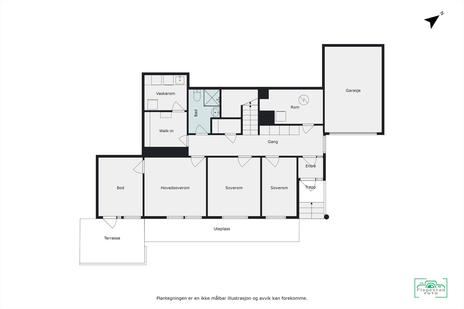 Plantegning Galleribilde