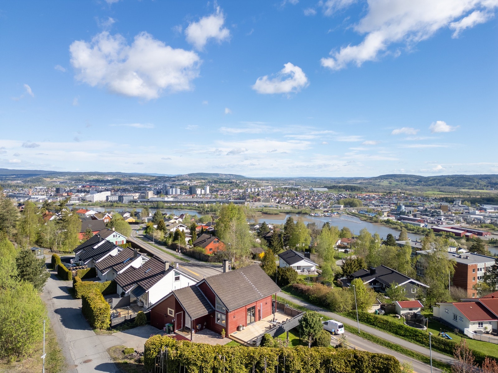 Dronebilde. Galleribilde