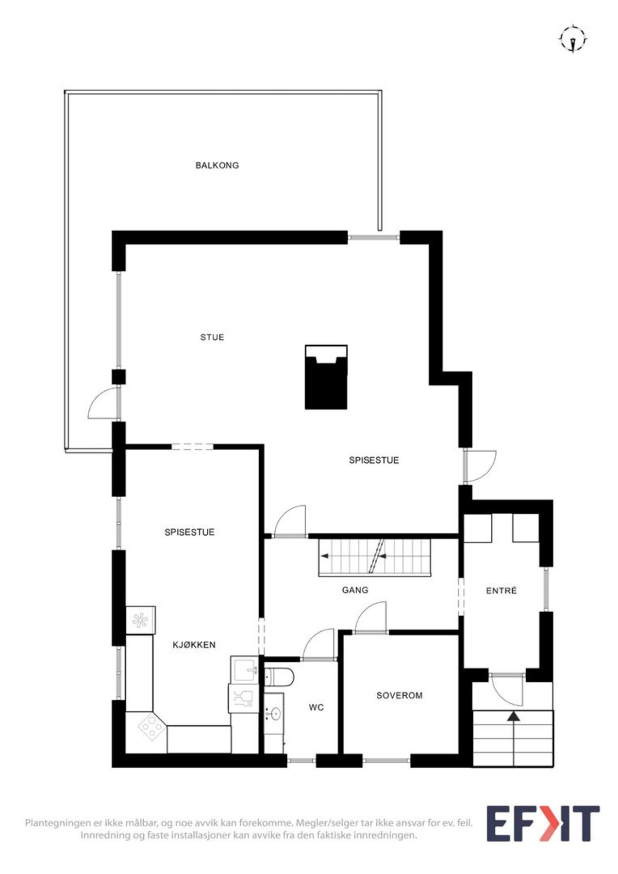 Plantegning - 1. etasje Galleribilde
