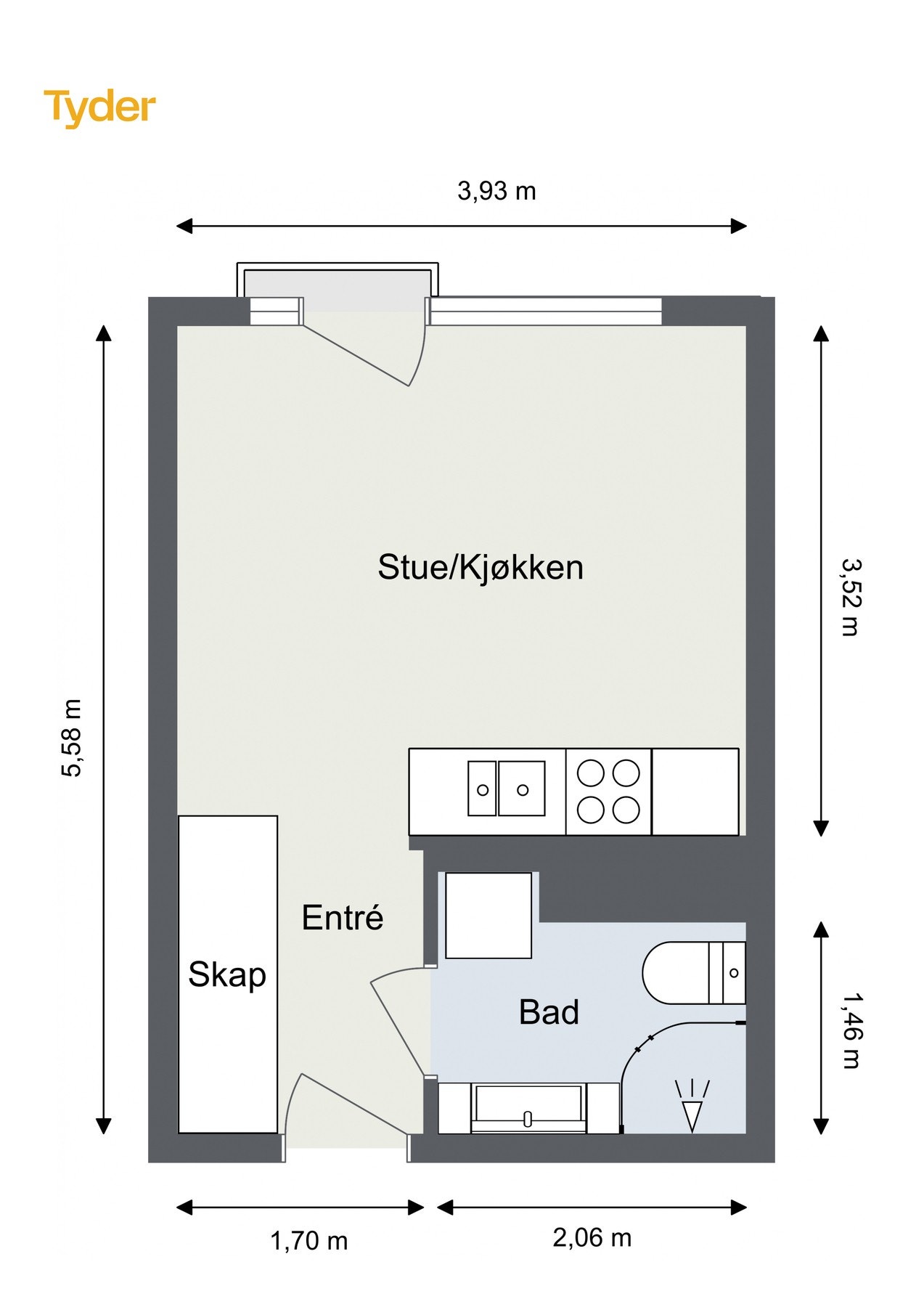 Plantegning. Galleribilde