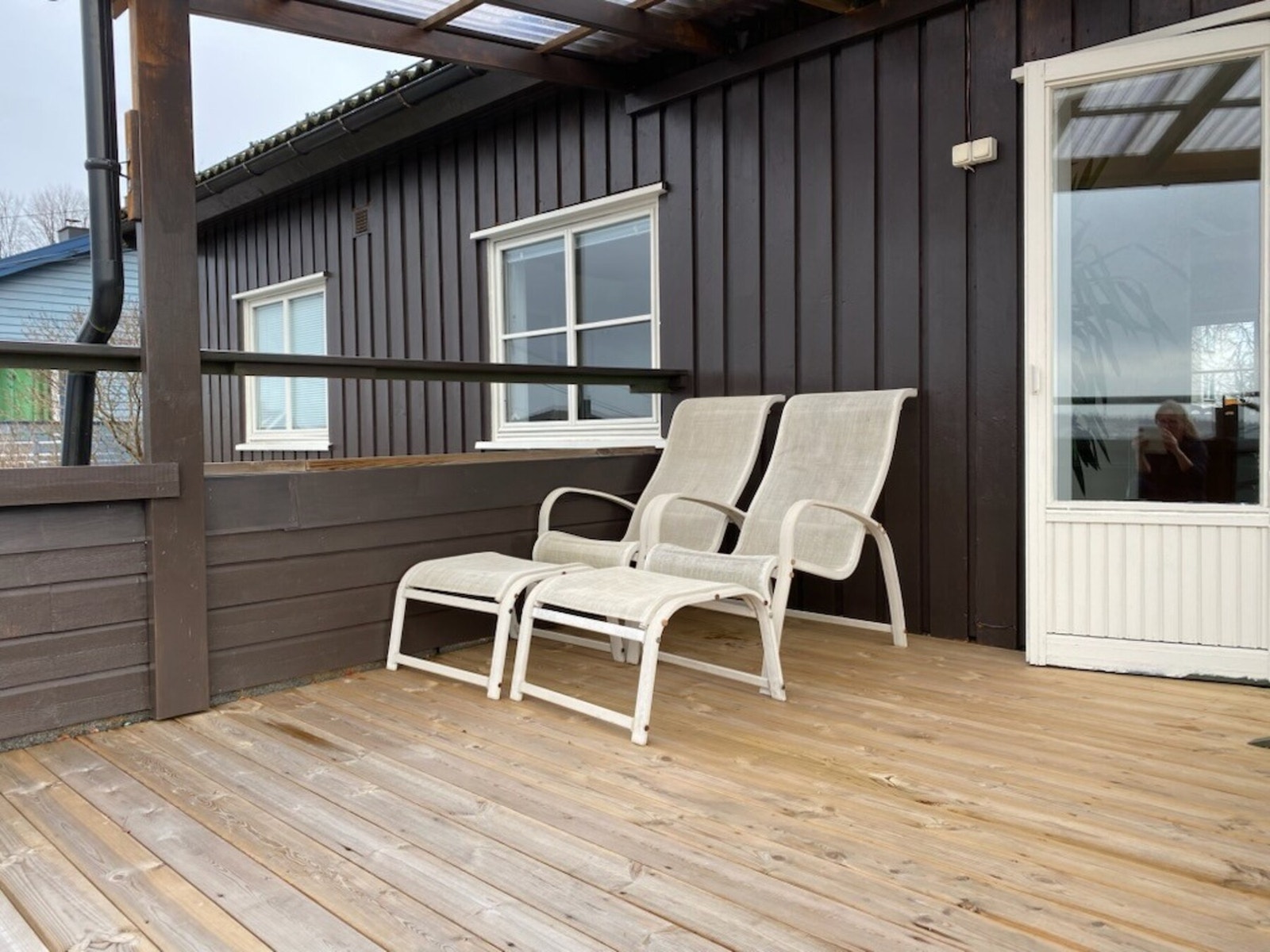 Utleiedel - veranda- Privatbilde. Galleribilde
