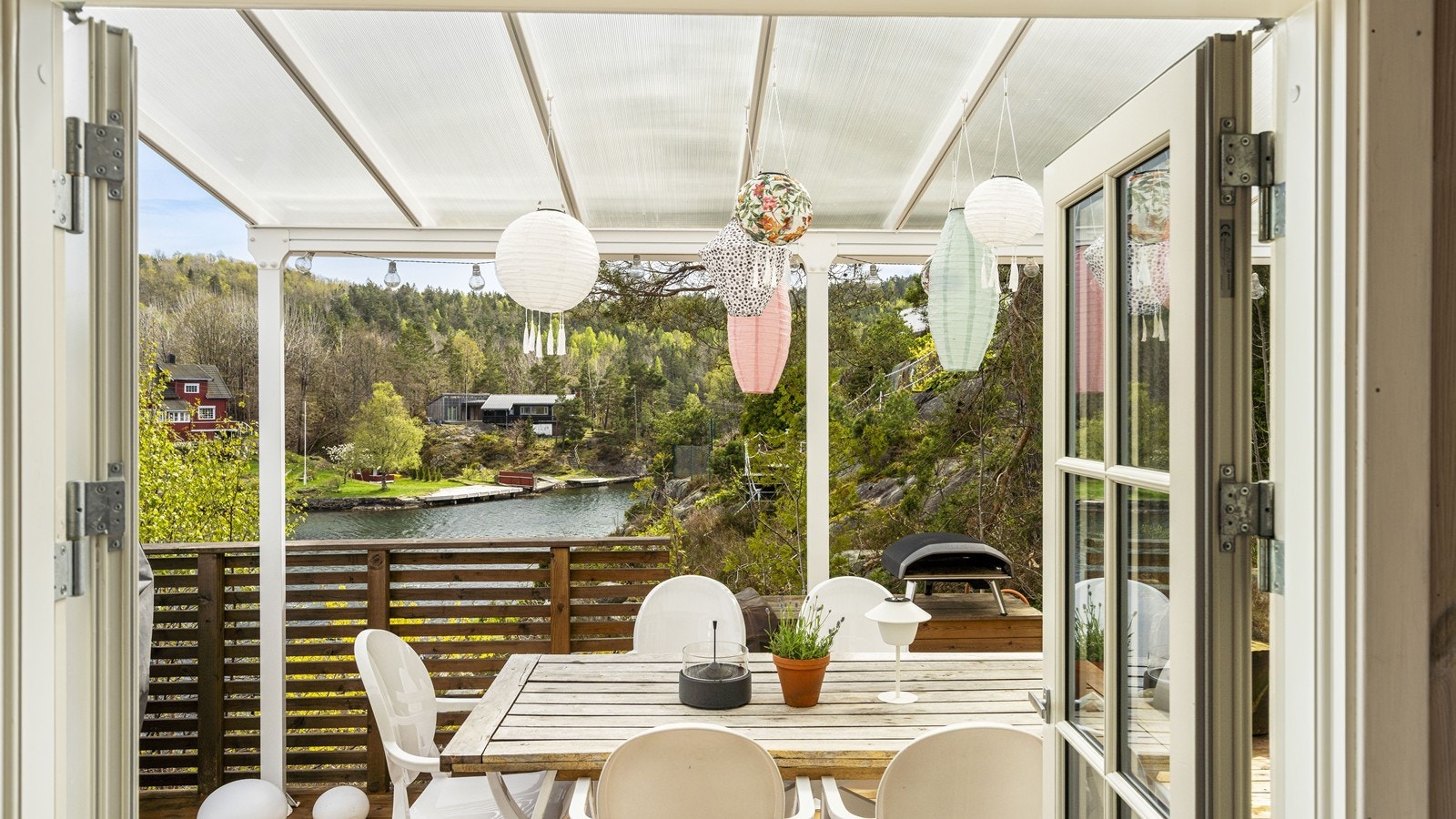 Flott utsikt fra alle uteplasser Galleribilde