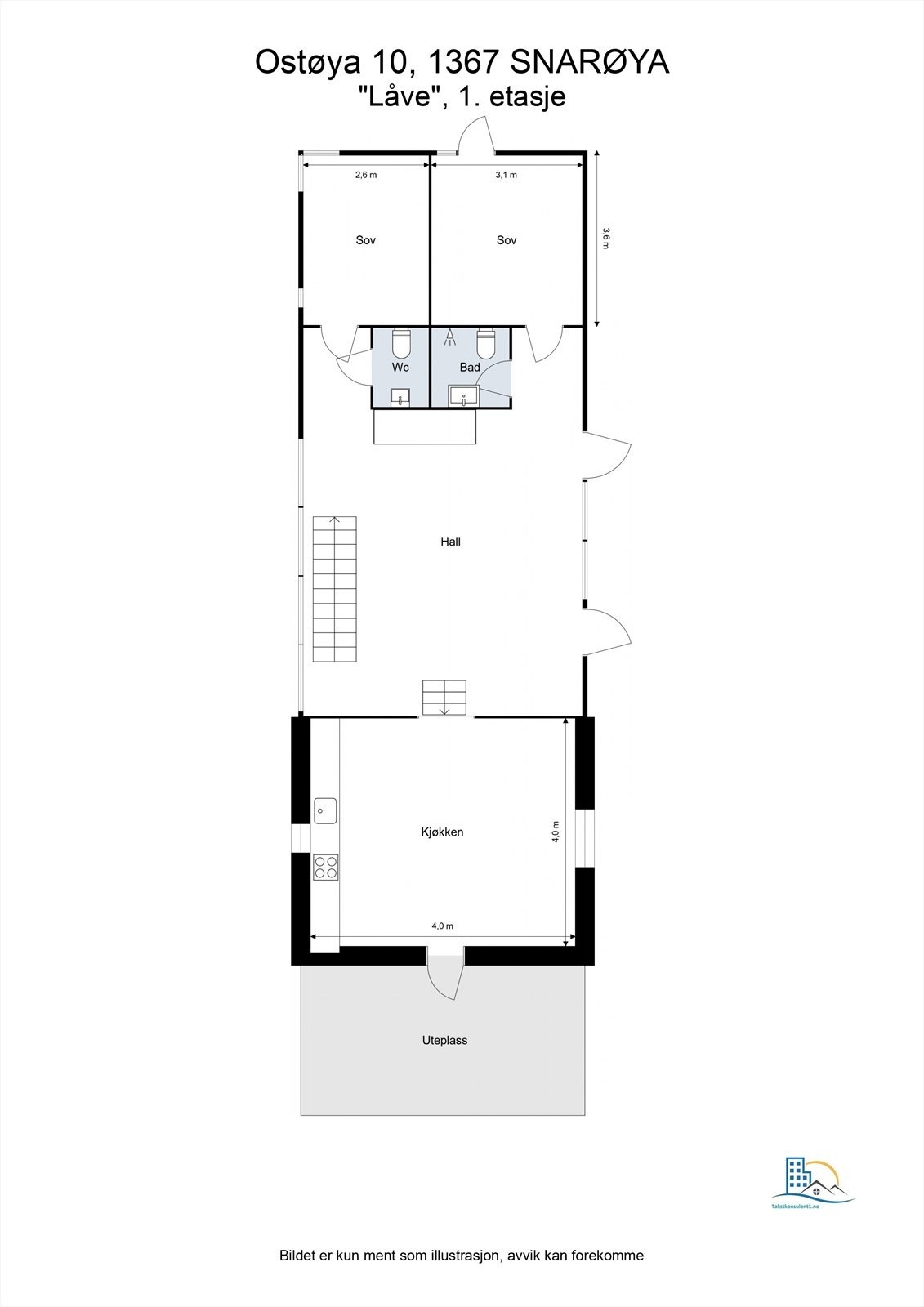 Plantegning låve - 1. etasje Galleribilde