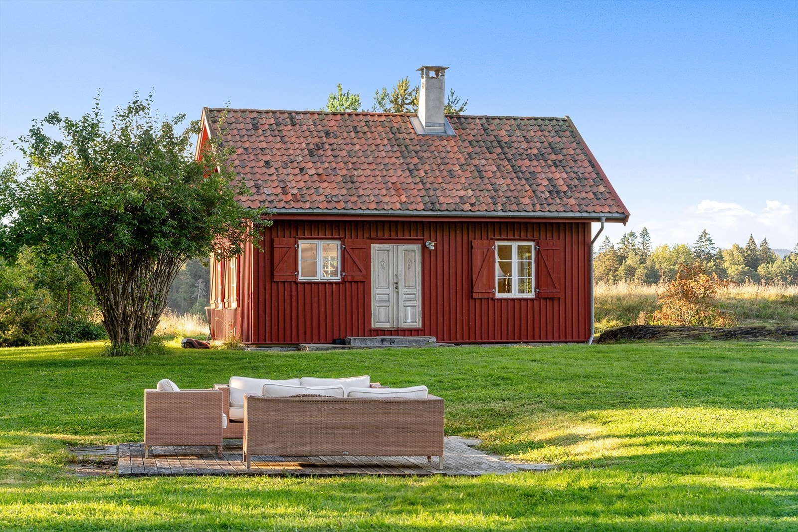 Fritidsbolig bygget opprinnelig bygget i 1755- 1799. Revet og bygget opp igjen i ca. 2012. Galleribilde