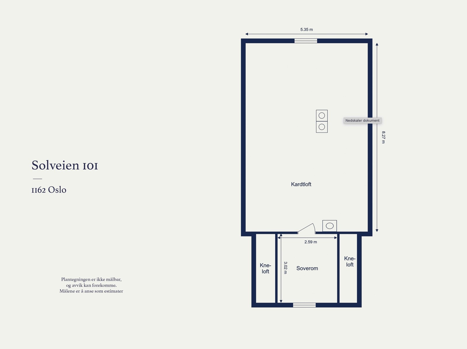 Plantegning | Loft Galleribilde