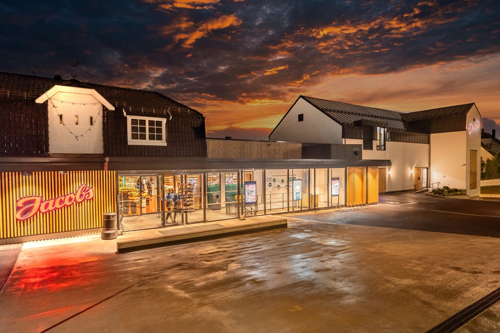 På Holtet finner man blant annet delikatessebutikken Jacobs. Galleribilde