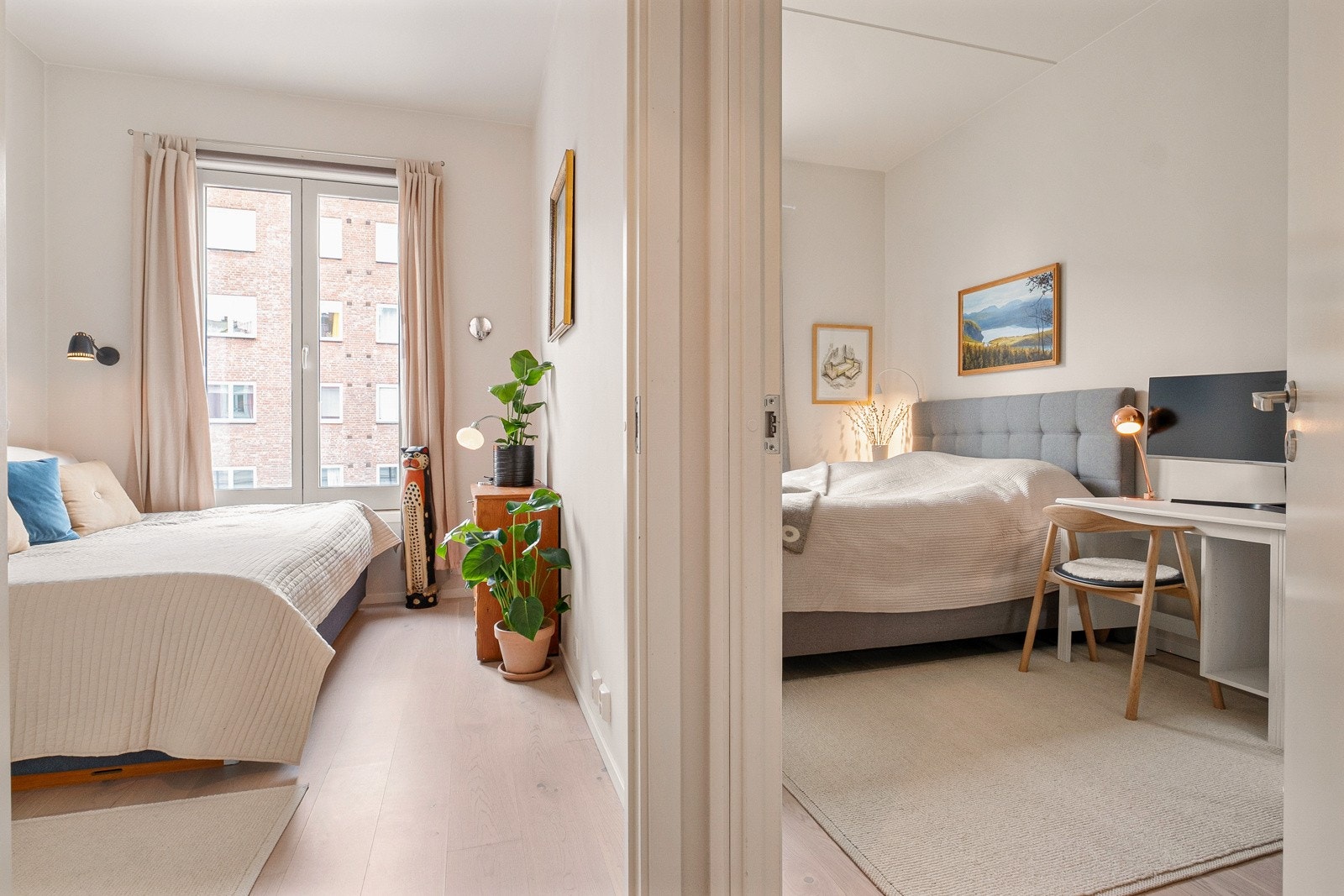 Flere av veggene i boligen er nylig sparklet og malt. Galleribilde