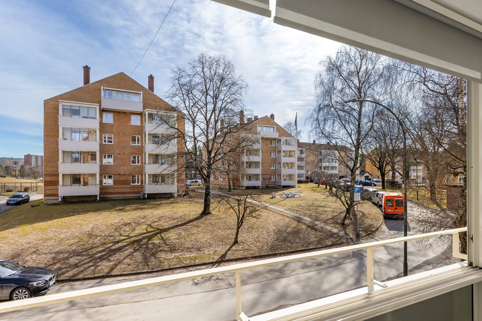 Utsikt fra balkongen. Galleribilde