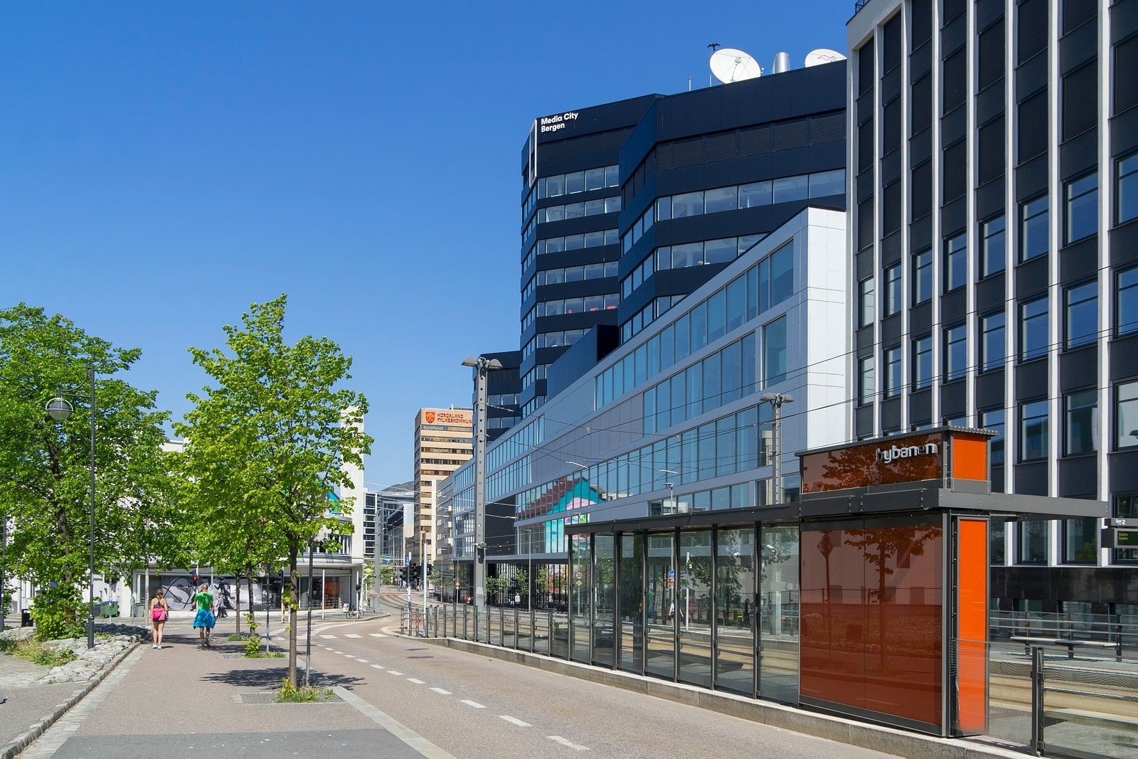 Media City Bergen, en stor arbeidsplass ved Nygård. Galleribilde