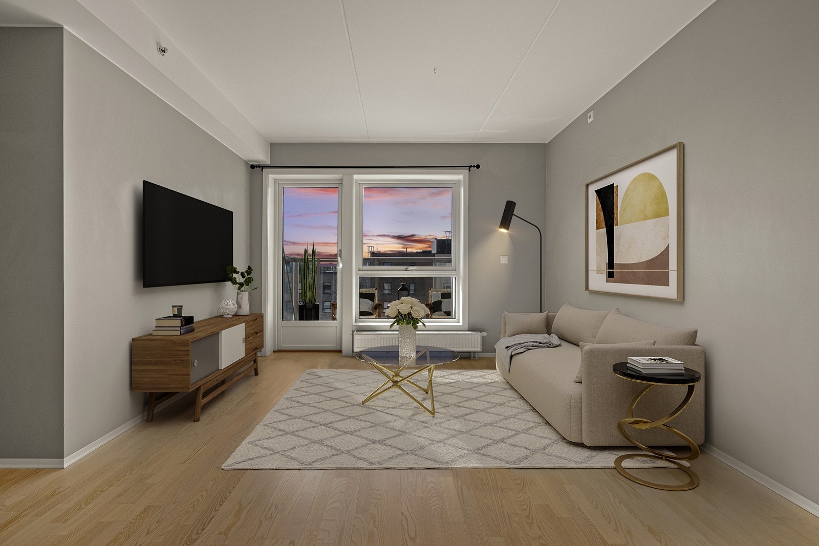 Dette er en attraktiv 2-roms selveierleilighet i 6. etasje. Galleribilde