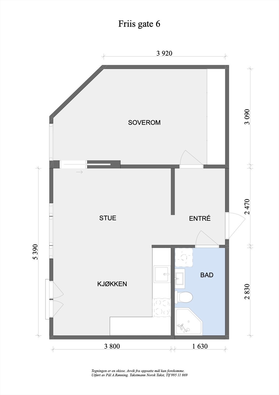 Boligen har et areal på 47 kvm og disponerer i tillegg en praktisk kjellerbod på ca. 5 kvm. Galleribilde