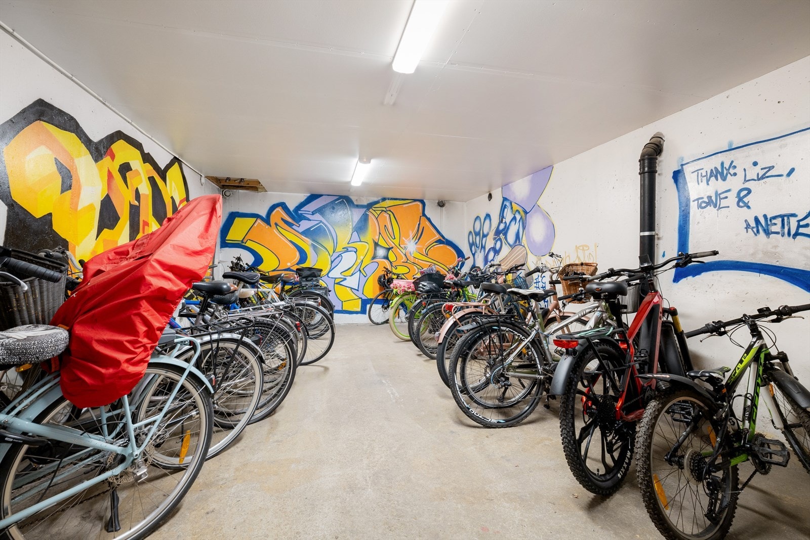 Det finnes også et eget sykkelrom, praktisk for deg som liker å komme deg enkelt og miljøvennlig rundt. Galleribilde