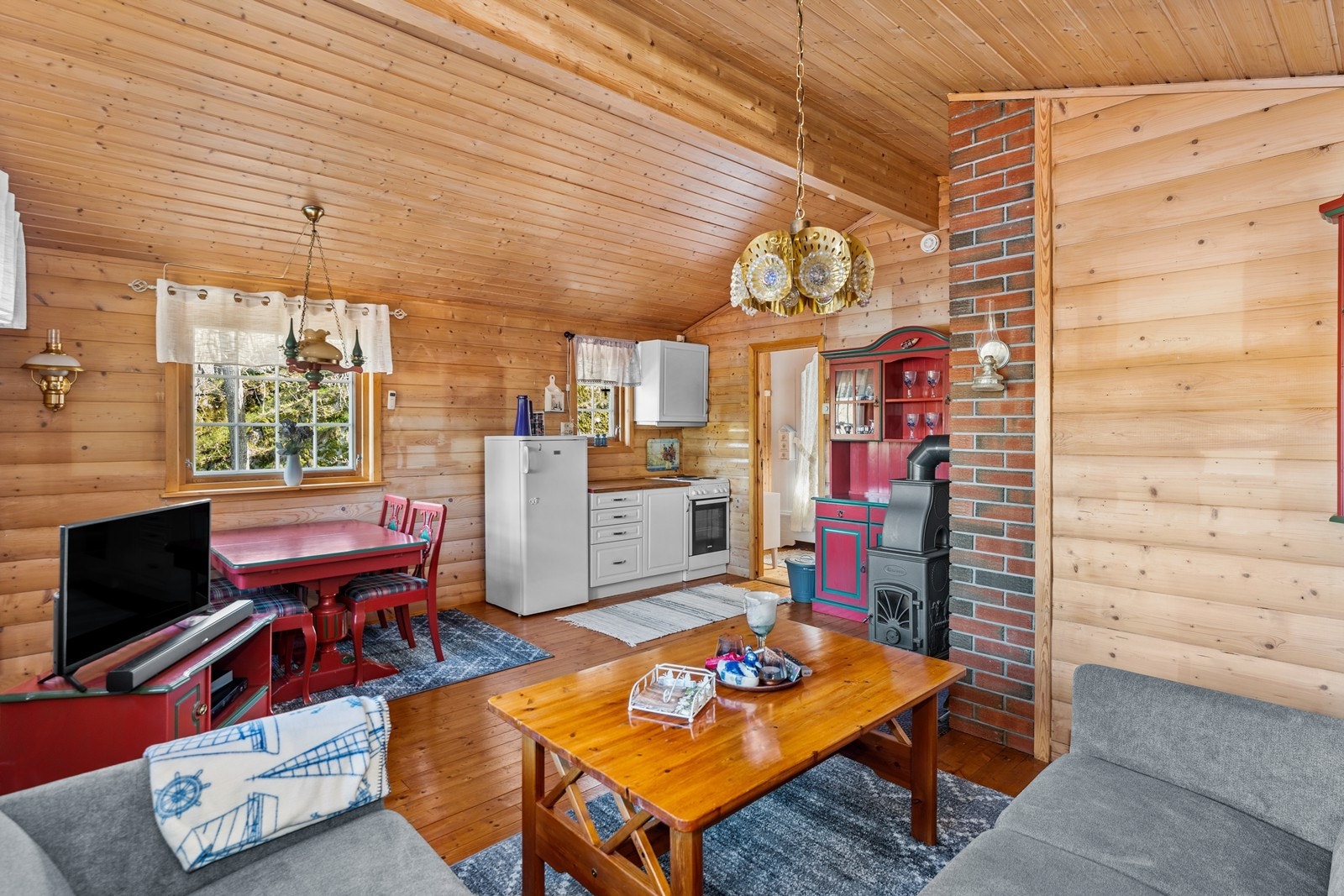 Åpen løsning stue/kjøkkendel Galleribilde