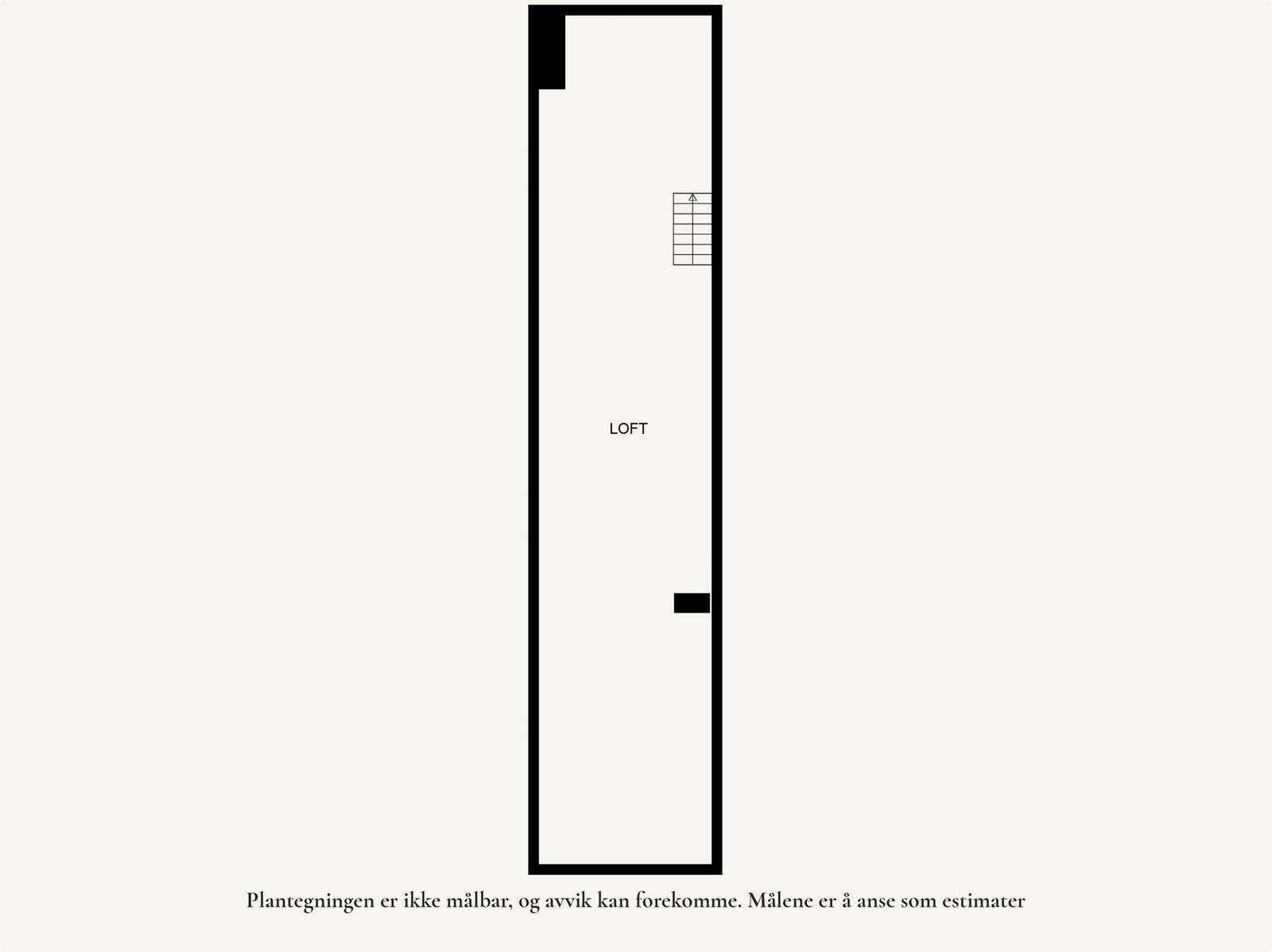 Plantegning loft. Galleribilde