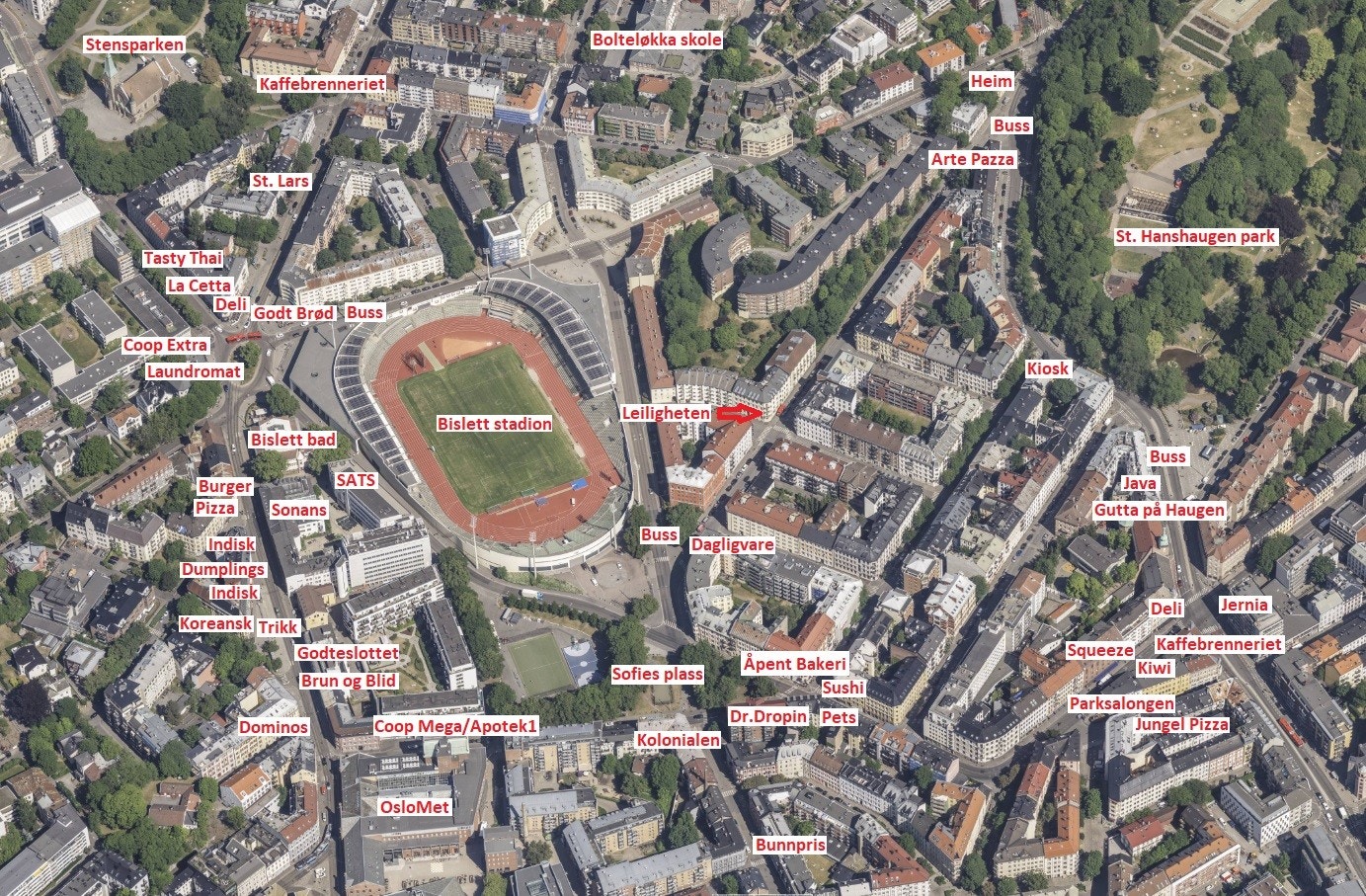 Svært sentral og attraktiv beliggenhet med et meget innholdsrikt nærområde og kort vei til det aller meste av byens tilbud. Galleribilde