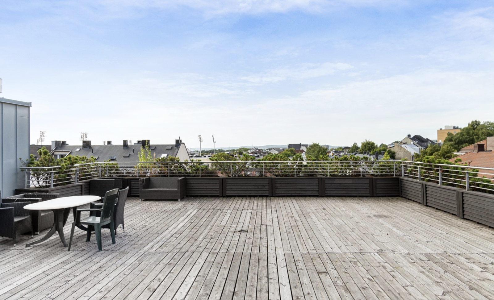 Felles takterrasse. Galleribilde