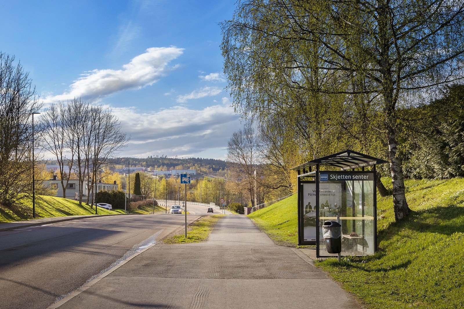 Kort vei til offentlig kommunikasjon Galleribilde