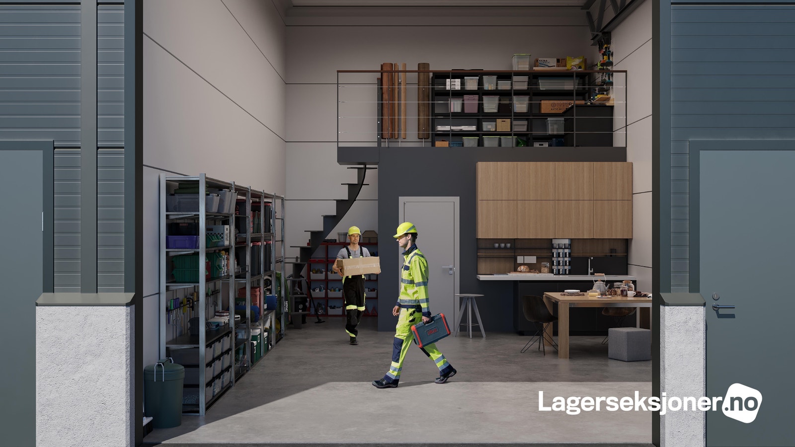 Illustrasjonsfoto: Passer også ypperlig for bedrifter som trenger lagringsplass. Galleribilde